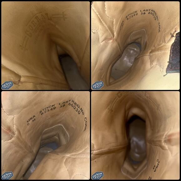 CORRAL WOMENS FLOR DE LIS WINGS BROWN LEATHER SEQUIN WESTERN COWBOY BOOTS - Picture 16 of 16